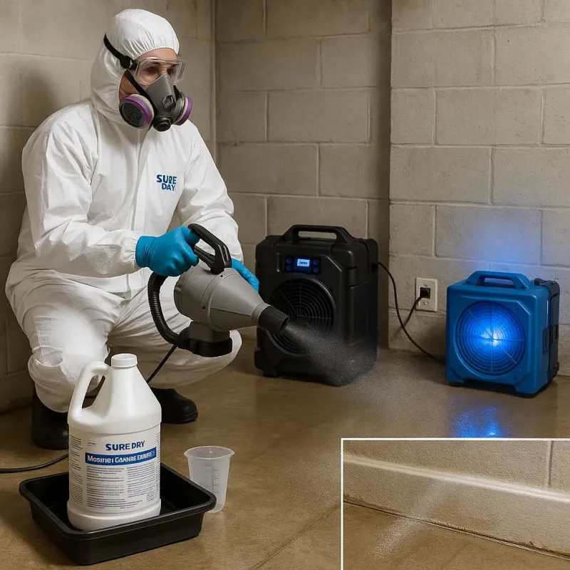 Sanitization and Odor Removal process in Spartanburg County, SC