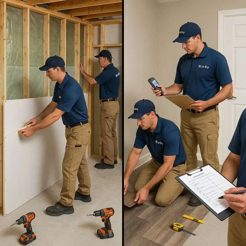 Repairs and Reconstruction process in Spartanburg County, SC